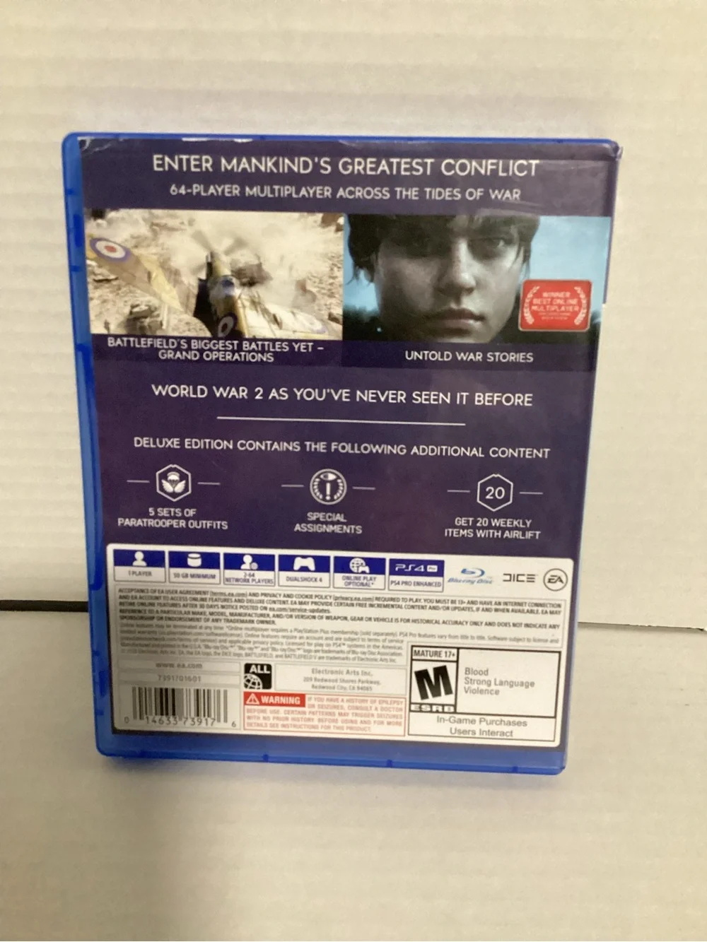 PS4 Battlefield V Deluxe Edition